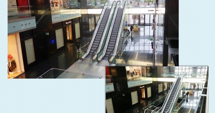 Przebudowa schodów ruchomych w centrum handlowym „Plac Unii” w  Warszawie – w trakcie projektowania.